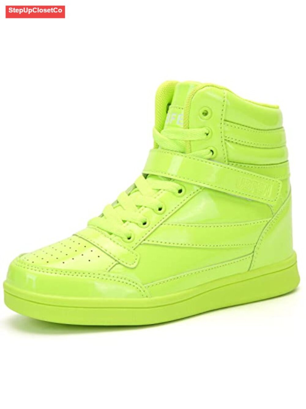 Retro High Top Sneakers Hidden Wedge Heels Lace Up Ankle Support Women's Shoes